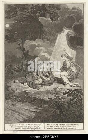 Christ a renforcé à Gethsemane un ange de la cour du Christ (objet titre) Christ prie pour ses disciples sur le Mont des Oliviers et est soutenu par un ange. En arrière-plan sont dormir leerlingen. Fabricant : printmaker: Balthasar Bernards (propriété cotée) au dessin: Bernard Picart (propriété cotée) Lieu de fabrication: Amsterdam Date: CA. 1711 - ca. 1720 Caractéristiques physiques: Matériel automobile: Technique du papier: Engrala ( processus d'impression) Dimensions: Bord de la plaque: H 362 mm × W 223 mmToelichtingit: Figures de la Bible, Amsterdam, B. Picart, 1720 Sujet: Prière du Christ pour ses apôtres (Jean 17: 1 Banque D'Images