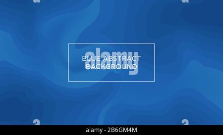 Arrière-Plan De Flux De Dégradé Bleu Abstrait Illustration de Vecteur