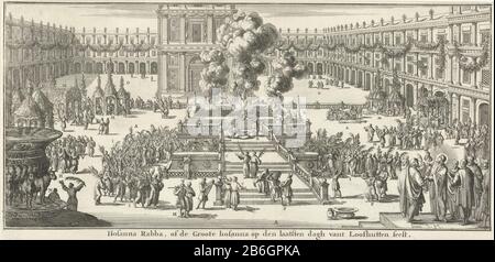 Christ le dernier jour de la Fête Hosanna Rabbah, ou Grand Hosanna dans le dernier dagh vant Tabernacles Fête (objet titre) Christ le dernier jour de la Fête Hosanna Rabbah, ou Grand Hosanna dans le dernier dagh vant Tabernacles Fête (objet titre) Type d'objet : Illustration du livre photo Numéro d'article: RP-P-1896-A-19368-336Catalogusreferentie : Van Eeghen 467 Inscriptions / marques: Marque du collectionneur, verso, estampillée: Lugt 2228 Fabricant: Graveur Jan Luyken Éditeur: Willem Goeree Lieu de fabrication: Amsterdam Date: 1683 Caractéristiques physiques: Matériel de gravure: Papier technique: Gravure: Dimensions: Gravure: Banque D'Images