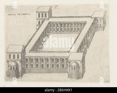 Le Domus Petronius Maximus te Rome Domus Petronii (titre sur objet) Livre des edifices anti ques romains (titre de la série) Magesyn The Italiaense gebouwen (titre de la série) le Domus Petronius Maximus à Rome Domus Petronii (titre de l'objet) Livre des edifices antiquités romains (titre de la série) Magesyn of Armenian buildings (titre de la série) Type de bien: Album photo feuille Numéro d'article: RP-P-1957-653-85- 1 Définition: L'impression fait partie d'un album. Fabricant : printmaker Jacques Androuetdrukker Denis Duval Dédié à: James de Savoy NemoursPlaats fabrication: Printmaker: France Éditeur: Paris Banque D'Images