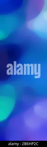 texture d'arrière-plan au format vertical lisse et non focalisée avec des couleurs bleu ardoise moyen et bleu turquoise et un espace pour le texte ou l'image. Banque D'Images