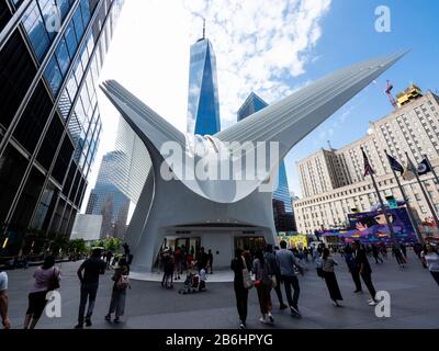 Freedom Tower Et Oculus, New York Banque D'Images