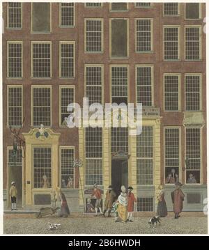 La librairie et le bureau de loterie de Jan de Groot sur Kalverstraat à Amsterdam La librairie et le bureau de loterie de Jan de Groot sur Kalverstraat Amsterdam Type de bien: Dessin aquarelle Numéro d'article: RP-T 1921-462 Fabricant: Peinture: Isaac Ouwater dessinateur: Anonyme Date: 1758 - 1843 Caractéristiques physiques: Peinture de finition de pinceau en matière de couleur: Peinture de finition de papier aquarelle technique: Dimensions de pinceau: H 238 mm × W 209 mm Objet: Noms de villes et villages (avec NOM) noms ou bâtiments historiques, sites, rues, etc. (Kalverstraat) magasin de livres, vendeur historique pers Banque D'Images