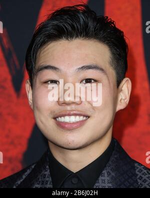 Hollywood, États-Unis. 9 mars 2020. Hollywood, LOS ANGELES, CALIFORNIE, États-Unis - 9 MARS : Jun Yu arrive au World Premiere De Disney's 'mulan' tenu au El Capitan Theatre et Dolby Theatre le 9 mars 2020 à Hollywood, Los Angeles, Californie, États-Unis. (Photo De Xavier Collin/Image Press Agency) Crédit: Image Press Agency/Alay Live News Banque D'Images