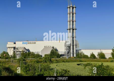 Knauf Insulation, Bernburg, Sachsen-Anhalt, Allemagne Banque D'Images