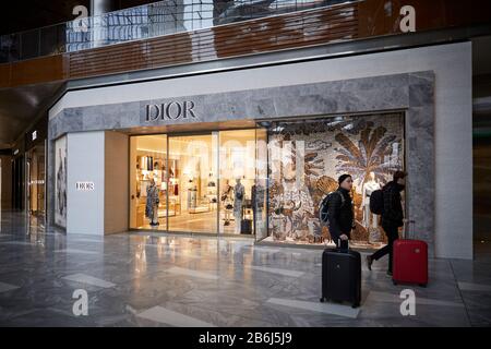 New York ville Manhattan Dior magasin au centre commercial Hudson Yards Banque D'Images