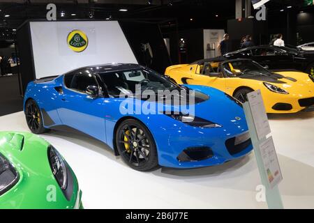 Paris, Ile De France / France - 07 Octobre 2018 : Mondial Paris Motor Show Lotus Exige Sport 410 Banque D'Images