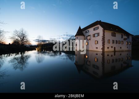 château d'eau à inzlingen allemagne. Banque D'Images