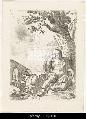 Le fils prodigal comme Parabole du fils prodigal (titre de la série) le fils prodigal comme un troupeau de swineherds assis sous un boom. Fabricant : printmaker: Theodoor van Thuldenaar propre conception: Theodoor van ThuldenPlaats fabrication: Anvers Date: 1616 - 1669 Caractéristiques physiques: Gravure et engrafage: Technique du papier: Gravure / engrafage (impression) Dimensions: Bord de la plaque: H 137 mm × W 102 mm Objet: Le fils prodigue Tend le porc et mange de leur auge Banque D'Images