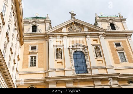 Vienne, AUTRICHE - 23 MARS 2017 : la Schottenkirche (abbaye écossaise), officiellement appelée Abbaye bénédictine De Notre chère Dame des Écossais Banque D'Images