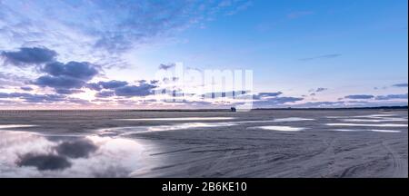Strand, Sankt Peter-Ording, Schleswig-Holstein, Deutschland, Europa | Plage, Sankt Peter-Ording, Schleswig-Holstein, Allemagne, Europe | Plage De St Pe Banque D'Images