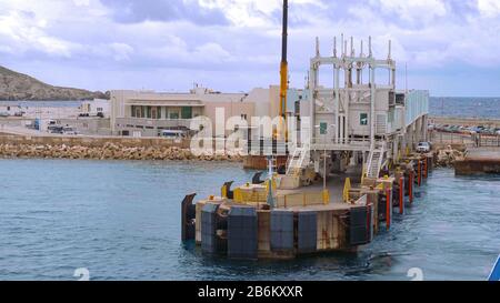 Terminal de ferry de Gozo sur l'île de Malte - MALTE, MALTE - 5 MARS 2020 Banque D'Images