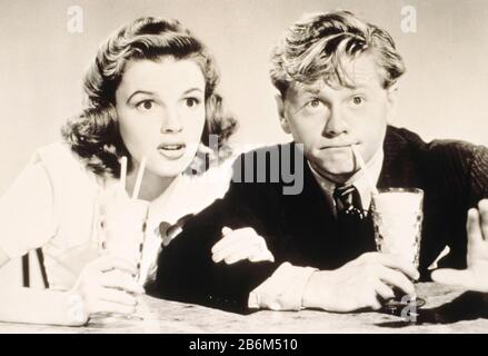 judy garland, mickey rooney, babes sur broadway, 1941 Banque D'Images