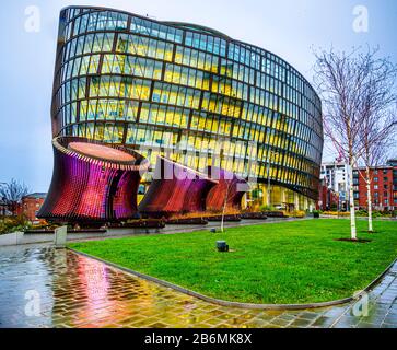 One Angel Square, Siège Du Groupe Coopératif, Manchester Banque D'Images