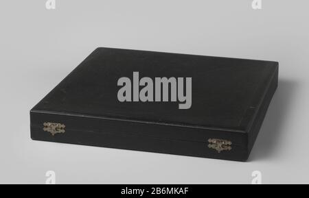 Foedraal van plaat in lijst Foedraal van karton met gevoerde binnenzijde Banque D'Images