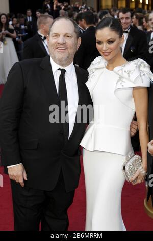 Hollywood, Californie, États-Unis. 26 février 2012. Harvey Weinstein et sa femme Georgina Chapman ont assisté aux 84ème Academy Awards - Oscars, Hollywood, CA 26 février 2012 | usage international crédit: DPA/Alay Live News Banque D'Images