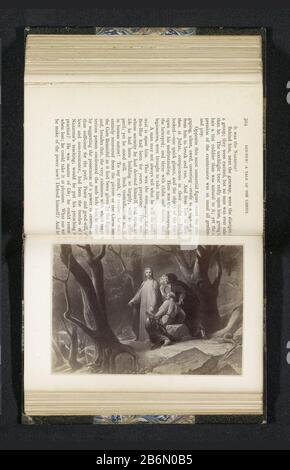 Fotoreproductie van een schilderij, voorstellende Christus en zijn Discipelen de Hof van Getsemane photo reproduction d'une peinture représentant Christ et ses disciples dans le jardin de Gethsemane Type d'objet: Photo reproduction page Numéro d'article: RP-F 2001-7-876B-24 Fabricant: Photographe anonyme à peindre par: Anonyme Date: CA. 1883 - ou pour 1888 matériau: Technique du papier: Albumen dimensions de l'impression: Photo: H 88 mm × W 130 mmTroelichtingFoto recto page 304. Objet: Le jugement du Christ  jardin de Gethsemane Banque D'Images