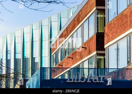 Bibliothèque Et Business School, Manchester Metropolitan University Banque D'Images