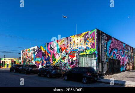 Wynwood Art District, Miami, Floride, USA. Banque D'Images