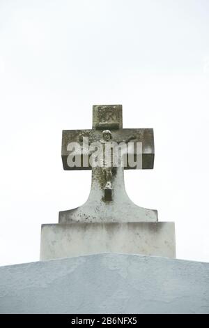 Cimetière dans le sud de la Louisiane. Banque D'Images