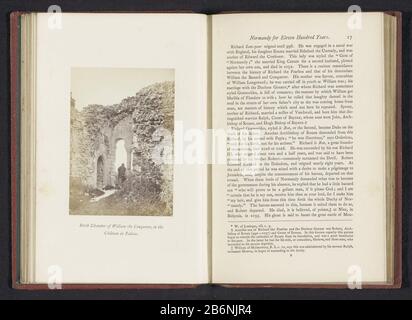 Maison de naissance de William le Conquérant dans les ruines du Château FalaiseChambre de naissance de William le Conquérant, dans le Château de Falaise (titre objet) Type de bien: Page photo Numéro d'article: RP-E-2001-7- 355-10 Fabricant : photographe Joseph Cundalllaplaats fabrication: Falaise Dating: Vers 1855 - ou 1865 matériel: Technique papier: Dimensions de l'imprimé: Photo: H 115 mm × W 80 mmTroelichtingFoto page d'accueil 17. Objet: Ruine d'un logement, maison, château, etc Banque D'Images