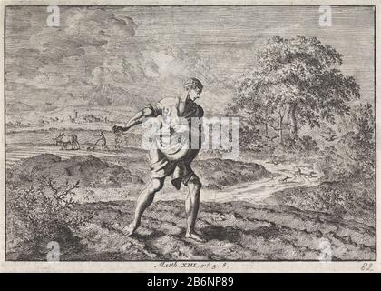 Gelijkenis van de zaier en het koninkrijk der hemelen Parabole du Sower et du royaume des cieux type d'objet: Illustration du livre photo Numéro d'article: RP-P-1896-A-19368-2124Catalogusreferentie: Van Eeghen 30449 Inscriptions / marques: Marque du collectionneur, centre inversé, estampillée: Luyken Fabricant: Jan Luyken Éditeur: Pieter Mortier (I) Lieu de fabrication: Printmaker: Haarlem Editeur: Amsterdam Date: 1703 - 1762 Caractéristiques physiques: Gravure et impression: Technique du papier: Gravure / impression formats: Feuille: H 110 mm × W 154 mmToeliechtingde image est une première fois pour Banque D'Images