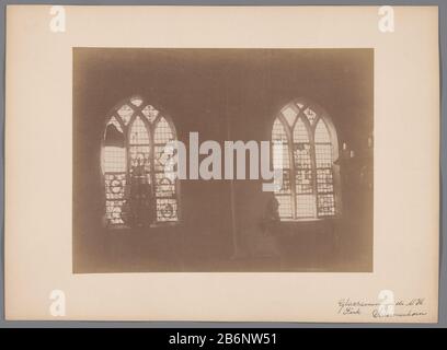 Geschilderd raam in de Grote Kerk te Schermerhorn Geschilderd raam in de Grote Kerk te Schermerhorn Type d'objet : foto Objectnummer: RP-F-00-2208 Inscriptions / Merken: Annotie, recto, handgeschreven: «glasraam in de N.H. Kerk/ Schermerhorn’annopatie, verso, handgeschreven: ‘Schermerhorn/ glasraam in de Ned.1. Kerk’ Fabricant : fotograaf: Anoniem (Monumentenzorg) (toegeschreven aan)fotograaf: A.J.M. Mulder (mogelijk)Plaats fabriquent: Schermerhorn Dating: CA. 1890 - ca. 1910 matériau: Fotopaper karton Techniek: Alluminedrak Dimensions: Foto: H 172 mm × b 230 mm Objet: Église-fenêtre Banque D'Images