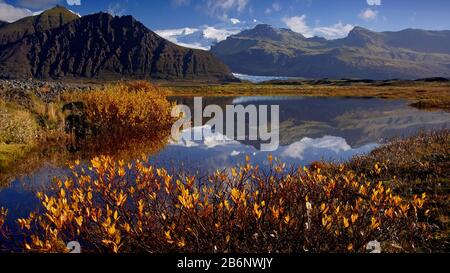 Île, Europa, Landschaft im Skaftafell NP Banque D'Images