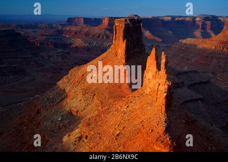 Canyonlands, Marlboro Point, Utah, États-Unis Banque D'Images