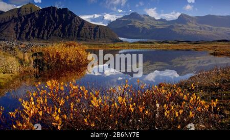 Île, Landschaft Im Skaftafell Nationalpark, Banque D'Images