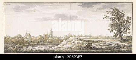 Gezicht op Arnhem Arnhem (objet op titel) vue de Arnhem Arnhem (objet titre) Type de bien: Dessin Numéro d'objet: RP-T-1900-A-4379 Fabricant : artiste: Aelbert Cuyp Dating: 1630 - Caractéristiques 1651 physique: Craie noire, brosse en jaune-vert et gris, gomme arabique matériau: Craie de papier technique: Brush / gom arabe Dimensions: H 190 mm × l 486 mmOnderwerp Banque D'Images