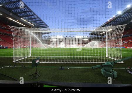 Liverpool, Royaume-Uni. 11 mars 2020. Vue générale à l'intérieur du stade Anfield avant le match. Ligue des Champions de l'UEFA, tour de 16, deuxième match de match, Liverpool v Atletico Madrid au stade Anfield de Liverpool le mercredi 11 mars 2020. Cette image ne peut être utilisée qu'à des fins éditoriales. Utilisation éditoriale uniquement, licence requise pour une utilisation commerciale. Aucune utilisation dans les Paris, les jeux ou une seule édition de club/ligue/joueur. Pic par Chris Stading/Andrew Orchard sports photographie/Alay Live news crédit: Andrew Orchard sports photographie/Alay Live News Banque D'Images