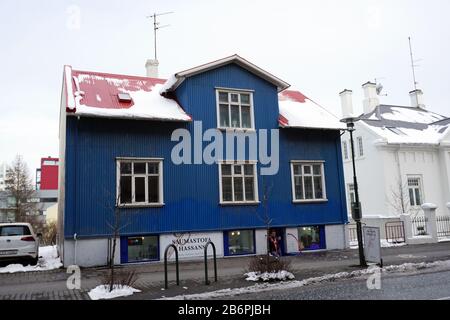 Reykjavík, capitale et plus grande ville d'Islande, Ísland, Europe Banque D'Images