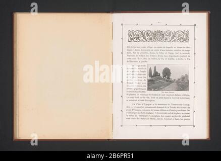 Gezicht op de Via Appia à Rome Via Appia (Rome) (objet titel op) vue De La Via Appia RomeVia Appia (Rome) (objet titre) Type de bien: Page d'impression photomécanique Numéro d'article: RP-F 2001-7-1201-55 Fabricant : créateur: F. Dricot & Cs ( inscrit sur l'objet) Lieu de fabrication: Via Appia Antica Date: C. dix - ou pour 1898 matériel: Technique du papier: Autotypique Dimensions: Imprimer: H 57 mm × W 90 mm Objet: Rue où Via Appia Antica Banque D'Images