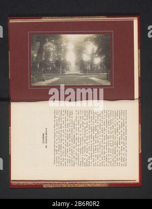 Vue sur les jardins du Château de Beloeilperspective dès l'entrée des Jardins English (titre objet) Type de bien: Page photo Numéro d'article: RP-F 2001-7-1263-3 Fabricant : Photographe: Coppin- GoissePlaats fabrication: Beloeil Dating: C. ijus - ou 1908 matériel: Technique papier: Gélatine argent dimensions: Photo: H 80 mm × W 126 mmdébut page 10. Objet: Fouet vrai: Beloeil, recrutement de Château Dever et légal Banque D'Images