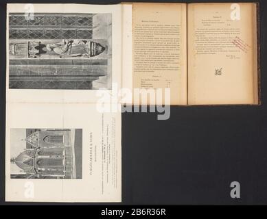 Gezicht op een deel van een kerkgebouw Gezicht op een deel van een kerkgebouw Type d'objet : fotomechanische afdruk bladzijde Objectnummer: RP-F-2001-7-1104C-16 Fabricant : verardivager: Riffarth & Co Meisenbach (mogelijk) Dating CA. 1891 - en de voor 1896 matériau: Papier Techniek: Autotypique Dimensions: Prent: H 159 mm × b 112 mmToelichtingPrent op uitvouwbaar blad, bevestigd aan pagina 260. Prent maakt deel uit van een reclalecampagne voor Voigtlaender & Sohn. Objet: Église (extérieur) Banque D'Images