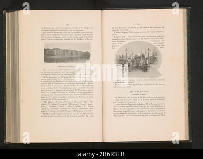 Gezicht op een gebouw (vermoedelijk) te Luik vue d'un bâtiment (vraisemblablement) Liège Type de bien: Photo-mécanique imprimer page Numéro d'article: RP-F 2001-7-1681-16 Fabricant : créateur: Anonyme Date: 1896 matériel: Papier technique: Autotypique Dimensions: Imprimer: H 38 mm × b 85 mbelichtPrent page 546. Objet: Façade (ou maison ou bâtiment) rivière Banque D'Images