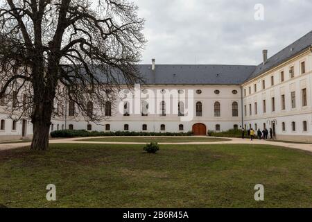 Le château baroque de Batthyany dans la ville de Bicske, en Hongrie Banque D'Images