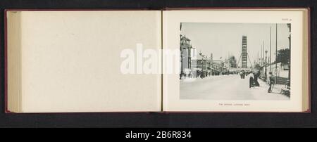 Gezicht op een straat met daaraan landenpabiljoens en een reuzenrad op de World's Columbian exposition à Chicago en 1893 The Midway, regardant vers l'ouest (objet op titel) vue d'une rue avec ses pavillons nationaux et une roue ferris à l'exposition colombienne mondiale à Chicago en 1893Le Midway, regardant vers l'ouest (Titre objet) Type de bien: Impression photomécanique Numéro d'article: RP-E-2001-7- 897-97 Inscriptions / marques: Numéro, recto, imprimé: 'Plate 97' Fabricant : photographe: Charles Dudley Arnold Photographe: HD Higinbothamclichémaker: Fabrication anonyme: Chicago Date: 1893 Mater Banque D'Images