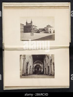 Gezicht op het Piazza di San Giovanni in Laterano te Rome vue sur la Piazza di San Giovanni in Lateran, Rome Type de bien: Page photo Numéro d'article: RP-F 2001-7-640-21 Fabricant : Photographe: Fabrication anonyme: Piazza di San Giovanni in Laterano: Rencontres - ou 1860 matériel: Technique papier: Dimensions de l'impression de l'albumen : photo : H 64 mm × l 92 mmToelichtingFoto après page 24. Objet: Place, place, cirque, etc.church (extérieur) Où: Piazza di San Giovanni in Laterano Banque D'Images