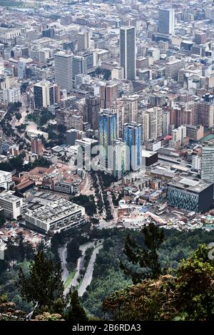 Vieille ville de Monserrat, Bogota, Colombie Banque D'Images