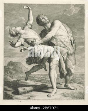 Hercules werpt Lichas in zee Hercules Lycham Mittit in Euboicas Tormento Fortius Undas (objet titel op) Hercules Lichas soupçonne innocent de trahison et le jette dans la mer. Sur le sol se trouve les noeuds d'Hercules. Fabricant : printmaker: Hendrik van Limborch (bâtiment classé) dans sa conception: Hendrik van Limborch (bâtiment classé) Daté: 1706 Caractéristiques physiques: Matériel de gravure: Technique du papier: Gravure Dimensions: Bord de la plaque: H 400 mm b × 339 mm Objet: Hercules, rage avec douleur, hulls Lichhas dans la mer Banque D'Images