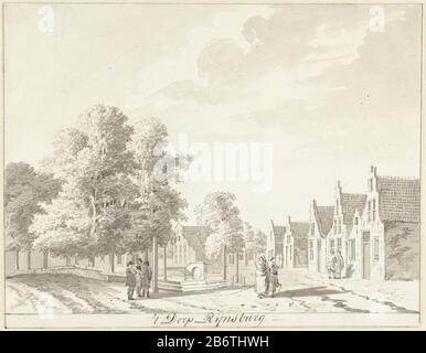 Het dorp Rijnsburg Le village Rijnsburg Type de bien: Dessin Numéro d'objet: RP-T-1921-85 Inscriptions / marques: Inscription verso: 'Le village Rijnsburg 1775 / H Tavenier' Fabricant : artiste: Henry Tavenier Dating: 1775 Caractéristiques physiques: Stylo et pinceau et gris: Encre papier technique: Stylo / pinceau dimensions: H 183 mm × W 235 mm Objet: Noms des villes et villages (avec NOM) rue du village où: Rijnsburg Banque D'Images