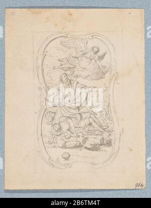 Het Offer van Izaäk (in doos met 43 tekeningen) Type d'objet : tekening Objectnummer: RP-T-1983-352 Fabricant : dessinateur: Louis Fabritius Dubourg Dating: 1756 kenmerken physique: Potlood, pen en penseel in grijs matériau: Papier inkt potlood Techniek: / penseel dimensions: 200 mm × 200 mm Quand Abraham a sa main élevée pour tuer Isaac, Dieu ou la main de Dieu retient la main d'Abraham Banque D'Images