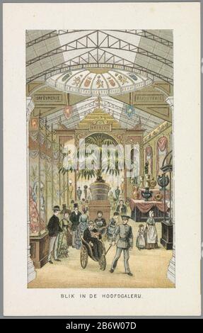 Hoofdgalerij op de Wereldtententoonstelling à Amsterdam, 1883 Blik in de Hoofdgalerij (objet titel op) Herinnering aan Amsterdam en 1883 (objet serietitel op) Galerie principale à l'exposition mondiale à Amsterdam, 1883Blik dans la Galerie principale (objet titre) souvenirs d'Amsterdam en 1883 (objet série) type: Numéro d'objet: RP-P-1907-3958Catalogusreferentie: FMH 8447-AOpmerking (numéro ajouté RPK) Description: Face dans la galerie principale du monde sur la Museumplein à Amsterdam. Fait partie d'un groupe de seize plaques et d'une carte de l'exposition mondiale à Amsterdam du 1 mai à Octob Banque D'Images