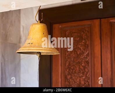 Wat Chalong Bouddhist temple complexe île Phuket Banque D'Images