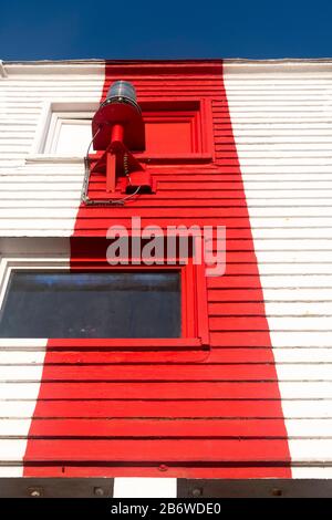 Phare en bois sur pilotis, Burnham-on-Sea, Somerset, Angleterre Banque D'Images