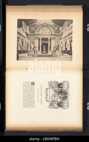 Intérieur du pavillon français à l'Expo mondiale 1883 à Amsterdam Pavillon la commission la française - exposition d'Amsterdam (titre objet) Type de bien: Photo-mécanique imprimer page Numéro d'article: RP-F 2001-7-1692- 21 Inscriptions / marques: Inscription, recto, imprimé 'Fascicule 3 / PL. 30' Fabricant : Photographe: Anoniemclichémaker: Dujardin (indiqué sur l'objet) bouton: Imprimerie Eudes (indiqué sur l'objet) Dating: CA. 1878 - en avant ou en avant 1883 matériau : technique du papier : dimensions de l'héliographe : image : H 180 mm × W 240 mmToeliechtPrent en face, 155. Objet: Salon mondial, WO Banque D'Images
