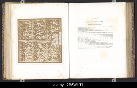 Ivory diptych avec reliefs représentant des scènes de la Nouvelle TestamentDiptyque - Travail English (titre objet) Sculpture en ivoire (titre de la série) Type de bien: Photomécanique imprimer page Numéro d'article: RP-F 2001-7-192A-20 Fabricant : photographe: Berthier (bâtiment classé) graveur Joseph-Rose Lemercier (propriété classée) Lieu de fabrication: Paris CA. 1859 - ou pour 1864 matériau: Technique du papier: Procédé poitevin Dimensions: Imprimer: H 197 mm × W 200 mm Objet: Sculpture (+ relief  sculpture) Nouveau Testament Banque D'Images