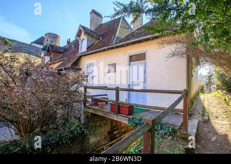 France, Indre, Berry, Vallée de Creuse, Gargilesse Dampierre, marquée les plus beaux Villages de France (Les Plus Beaux Villages de France), maison c Banque D'Images